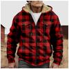 Men's Personalized Casual Printing Long Sleeve Zipper Sweater Thick Cotton Suit Winter