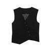 Women's Classic Asymmetrical V-Neck Vest