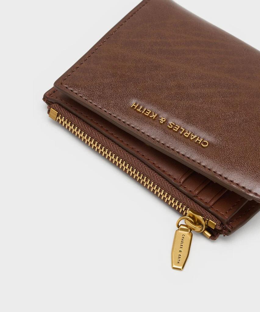 Charles & Keith Harmony Portafoglio Piccolo con Zip Superiore 4 Colori Ck6-10680907