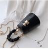 Women's Bag 2025 New Crocodile Pattern Bucket Bag Fashion Chain Shoulder Bag Popular Handbag