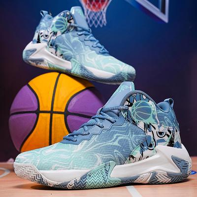 Basketballschuhe Aktuelle Sport-Laufschuhe für männliche Jugendliche, rutschfeste Trainingsschuhe mit Luftpolster