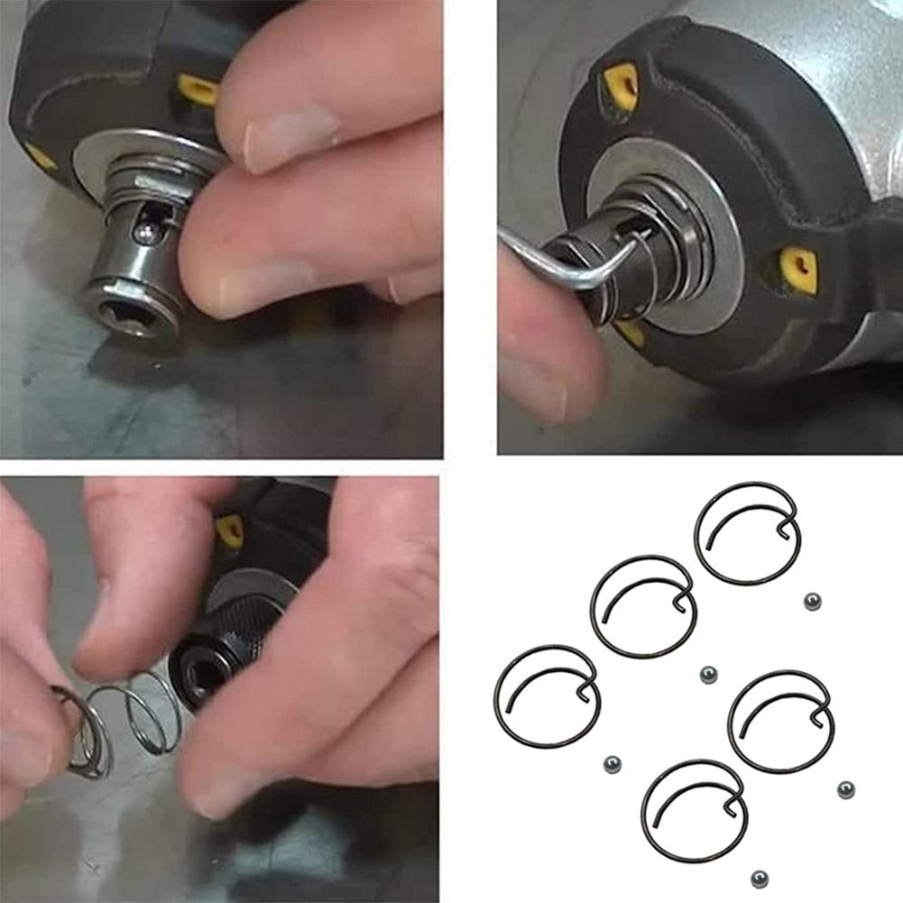 Kit de Reparare Șurubelniță DCF885 DCF886 DCF887 Include N078434 N089668 Bilă cu Arc pentru Funcționalitate Fiabilă a Suportului de Bit