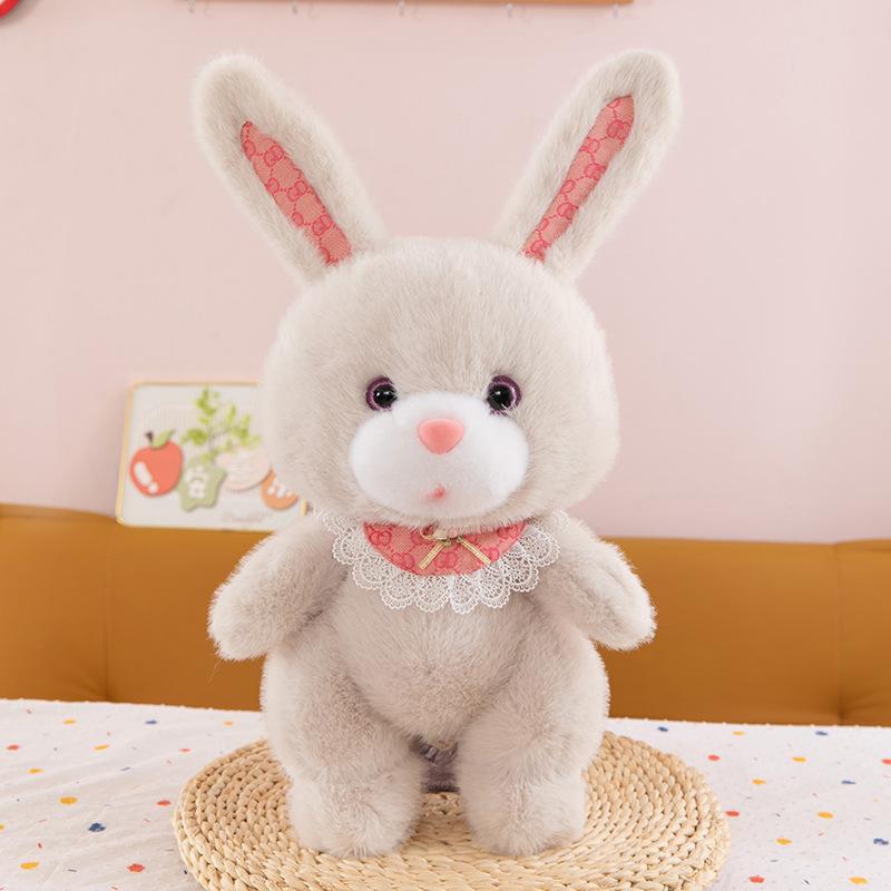 

Милый рюкзак с куклой-кроликом для пары, плюшевая игрушка-кролик, подарок на День святого Валентина, свадебное украшение, кукла 30 cm (0.14kg)