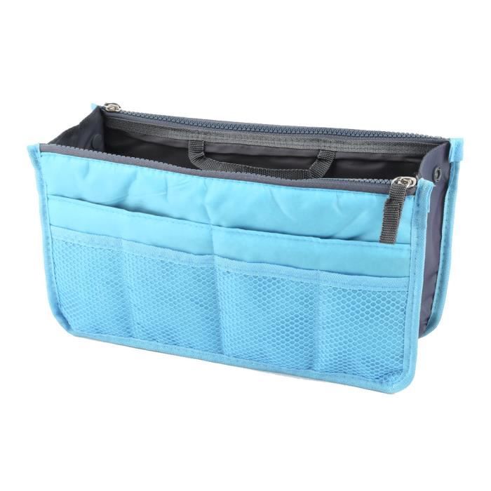 

Організатор косметики - КУБИ - Дорожня сумка - Нейлон - На блискавці - Небесно-блакитний