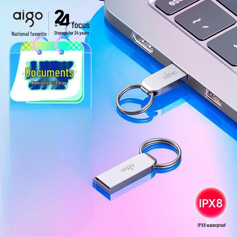aigo U268 8GB USB 2.0 Mini Metal Flash Drive