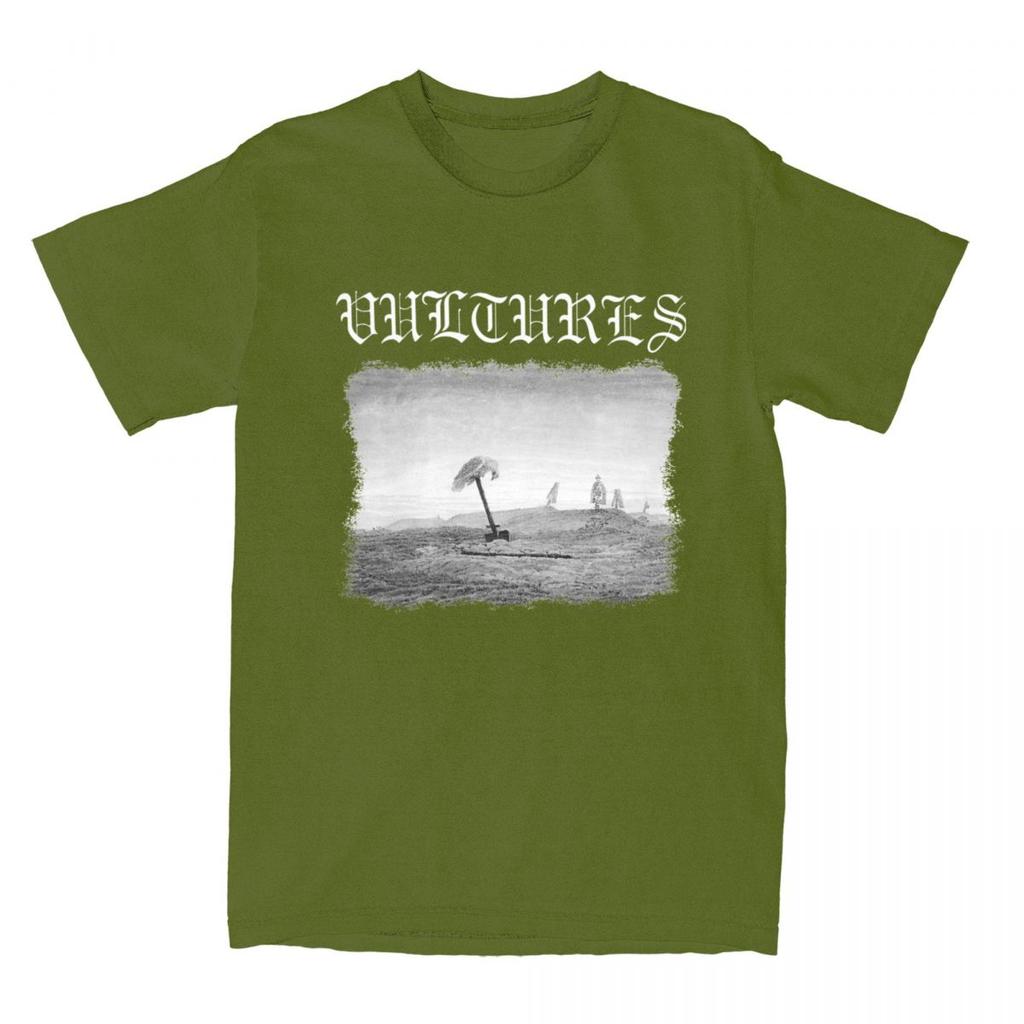 Herren Damen Kanye West Vultures 1 Album Shirt Merch Hip Hop Rap Reines Baumwoll T-Shirt Kleidung Lässige T-Shirts Erwachsener