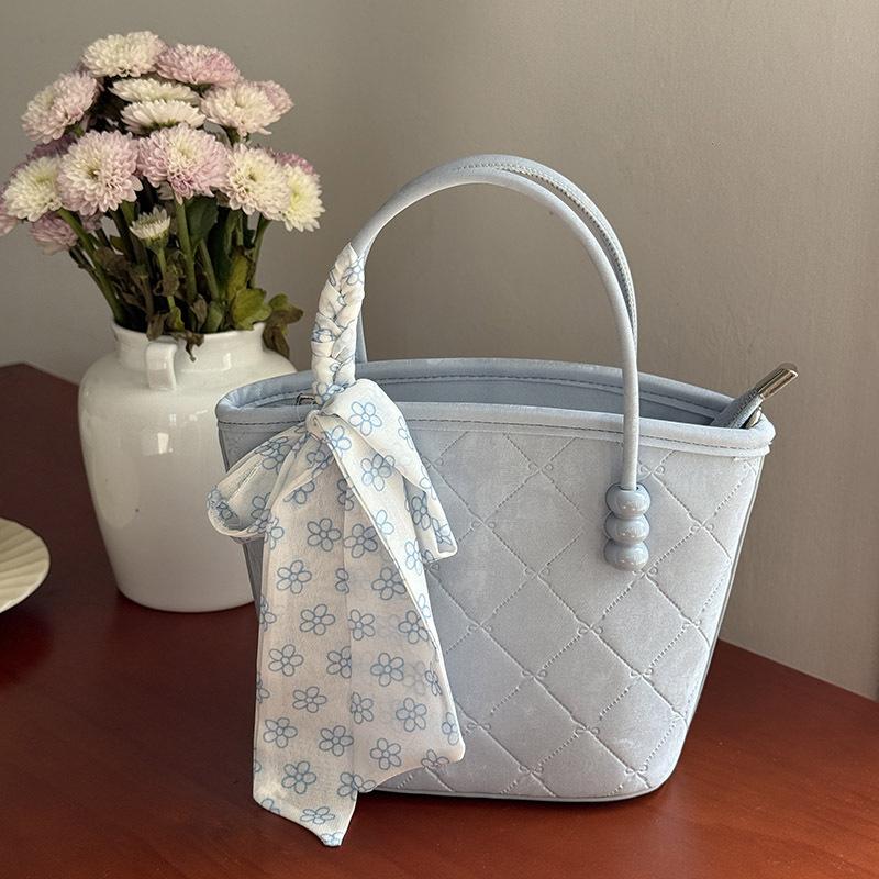 

Сумка леди 2025 новая модель, популярная в этом году, розовая сумка большой вместимости, высококачественная текстура, нишевая сумка-тоут