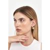 Damskie złote kolczyki Bottega Tear Drop, włoski model Chubby