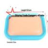 Silicone Suturing Knot Tying Practice Model for Oral and Skin Surgery Training