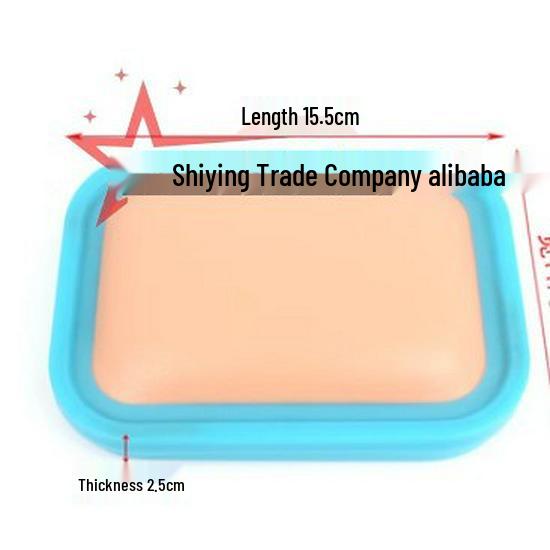 Silicone Suturing Knot Tying Practice Model for Oral and Skin Surgery Training