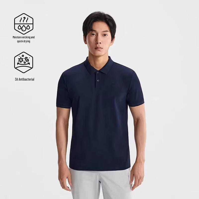 Pelliot Men s Outdoor Quick-Dry Anti-Bacterial Polo Shirt XL