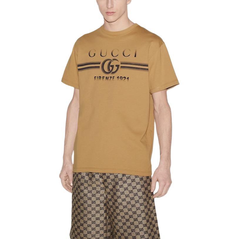 GUCCI T Shirt Men's Light Brown 785345-XJGKJ-2420