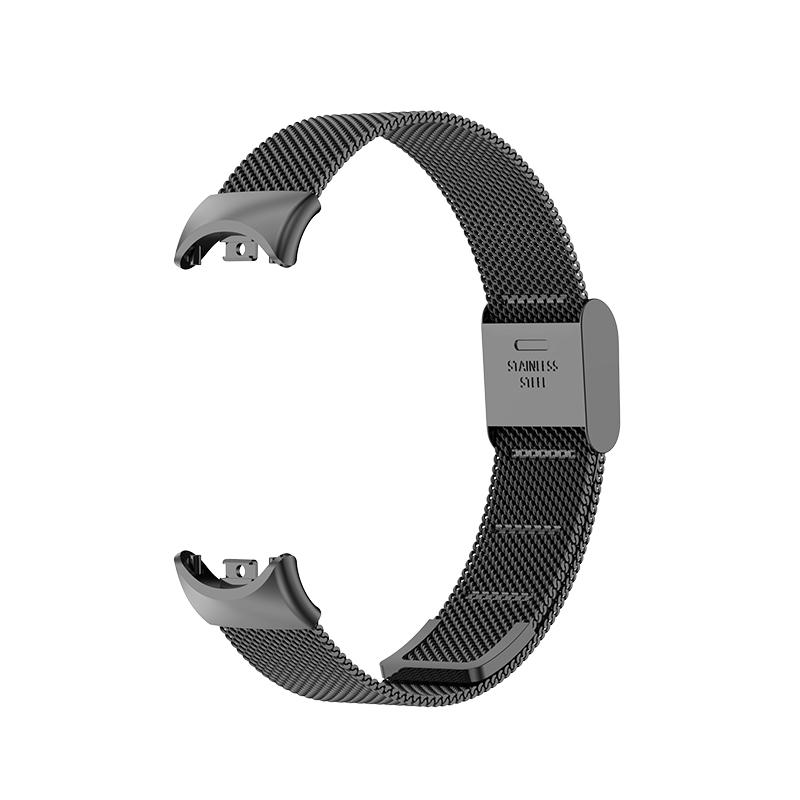 Strap for Xiaomi Band 8 Stainless Steel Bracelet Wristband Metal Rose Gold Silver Black