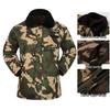 Camouflage Velvet-Padded Winter Work Jacket: Warm, Thick, Mid-Length, Cold-Resistant