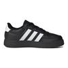 Adidas Neo Breaknet Slip Resistant Abrasion Resistant Low top Skateboard Shoes Black White Kids' Sneakers HP8961