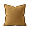 Plüsch-Kurzflor-Kissenbezug mit Paspelrändern Gestrickte Textur Verdickte Weiche Kissenhülle für Zuhause Sofa Schlafzimmer Dekoration