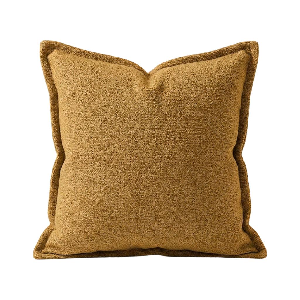 Plüsch-Kurzflor-Kissenbezug mit Paspelrändern Gestrickte Textur Verdickte Weiche Kissenhülle für Zuhause Sofa Schlafzimmer Dekoration