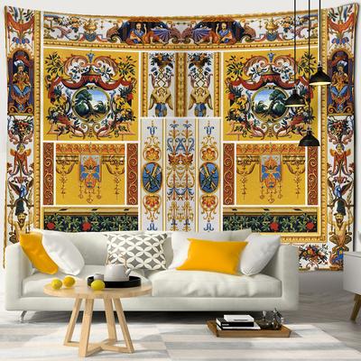 Wandteppich mit klassischem Glücksverheißungsmuster, Wandbehang, psychedelische Hexerei, Mandala-Kunst, Hintergrund, Stoff, Wanddekoration