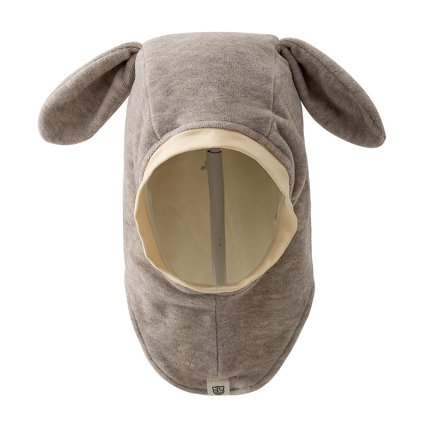 

Унісекс Дитяча Зимова Шапка та Шарф з Кролячими Вушками - Вітрозахисні та Захищають Вуха One Size сірий колір