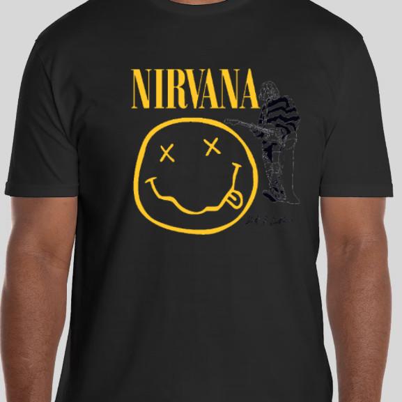 Nirvana Kurt Cobain Shirt Iconic T-shirt classic XXL