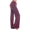 Women Cargo Pants Solid Color Multi-Pocket Loose Casual Sweatpants Solid Color Wide Leg