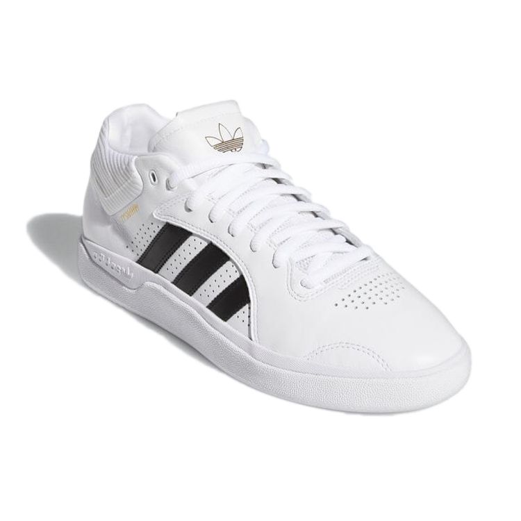 Adidas Tyshawn White Black Unisex Sneakers Cloud-White Core-Black H04931