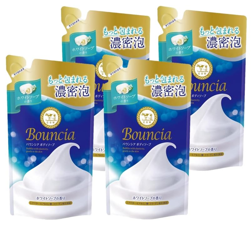 

Bouncia Body Soap White Soap Scent Refill 360 мл x4 Set [Оптовая закупка]