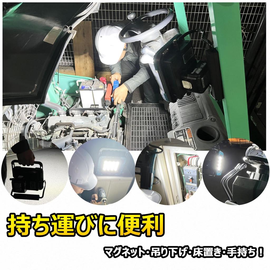 GOODGOODS LED Night Fishing Work Daylight Ultra Outdoor Work No Need for Disaster Powerful Outdoor Fishing Disaster Battery-Operated Floodlight,