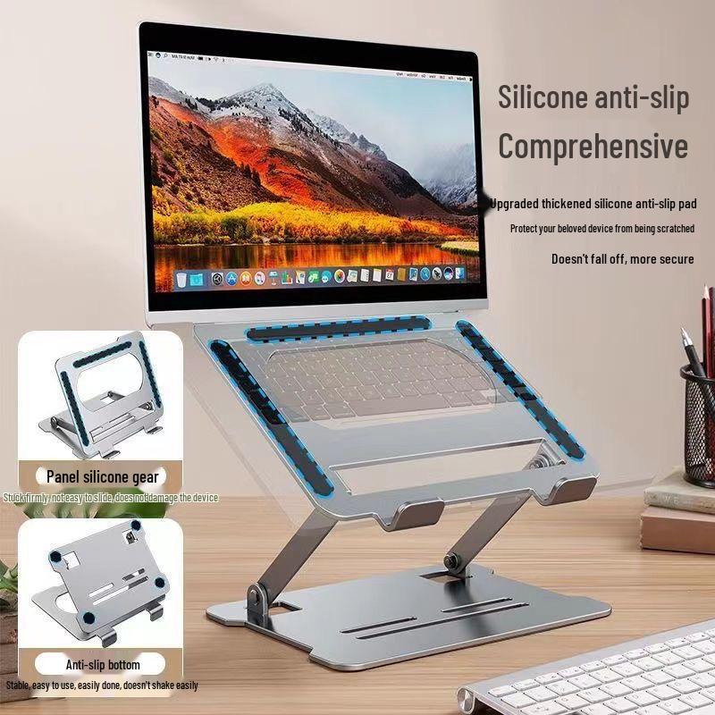 Soporte Elevador Ajustable y Plegable para Portátil y Monitor
