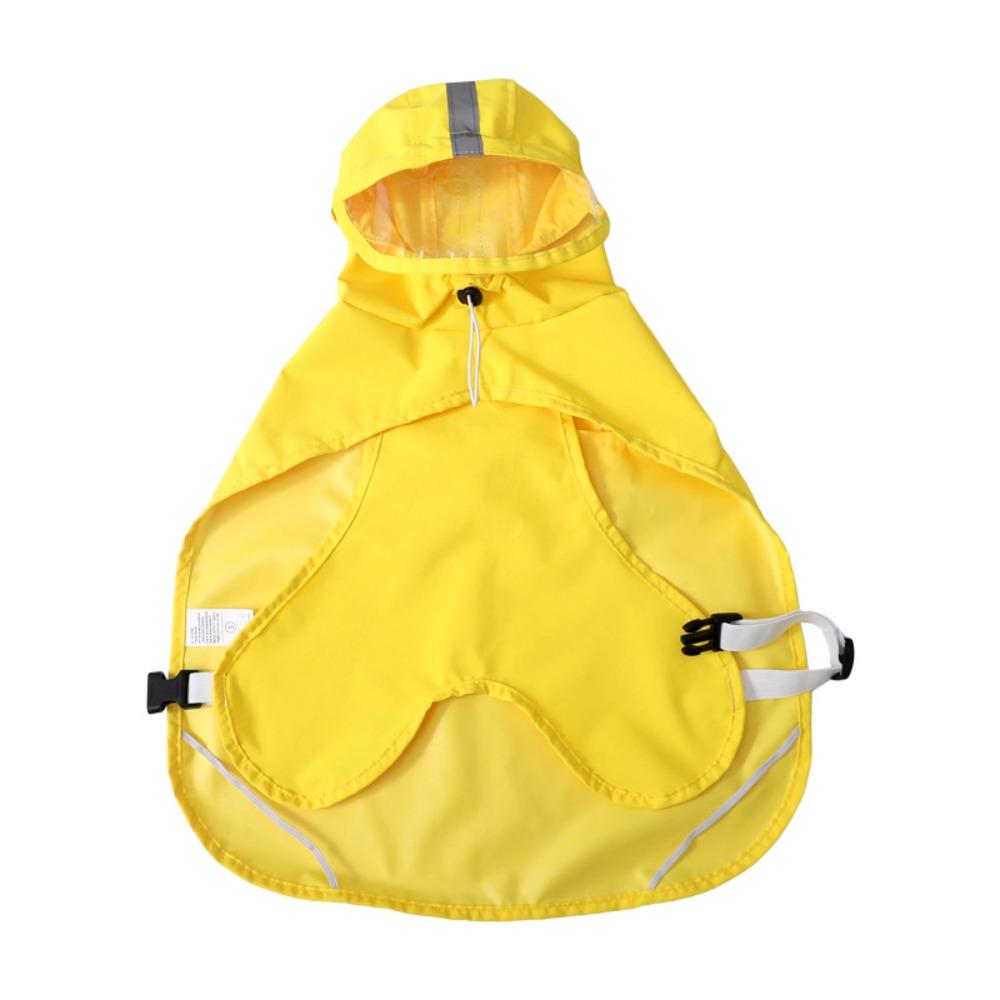 Adjustable Dog Raincoat Waterproof Puppy Rain Jumpsuit Practical Pet Waterproof Jacket  Walking