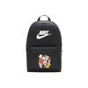 Heritage Custom Floral Print Basic Logo Solid Color Foldable Fabric Backpack Unisex Backpack Black DC4244-010(TEAM378-CYBER-E3)