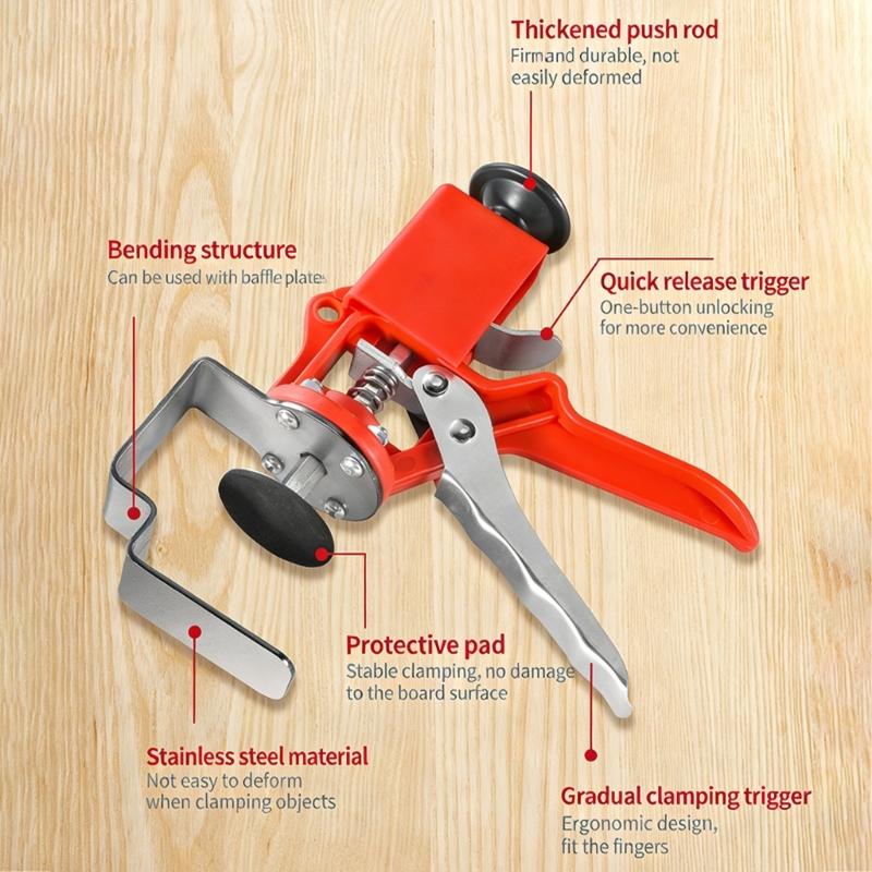 Heavy Type Clamps Ensuring Firmly Grip On Drawer Panels Preventing Slippage For Long Lasting Stability