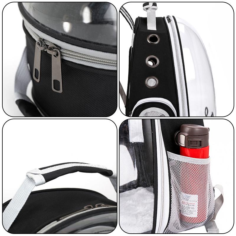 Tašky pro kočky přenosné a průhledné vesmírné kapsle prodyšné Batoh pro přenášení domácích mazlíčků na cestování štěňata na venčení venku Batoh
