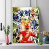 Super Sentai Hero Squad Pattern  3pcs 100% Round Full Drill 5D DIY Diamond Painting Embroidery Cross Stitch Rhinestone Décor