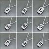 26 Letters English Titanium Steel Necklace Men'S And Women'S Versatile Sweater Sweater Chain Simple Fashion Collarbone Chain