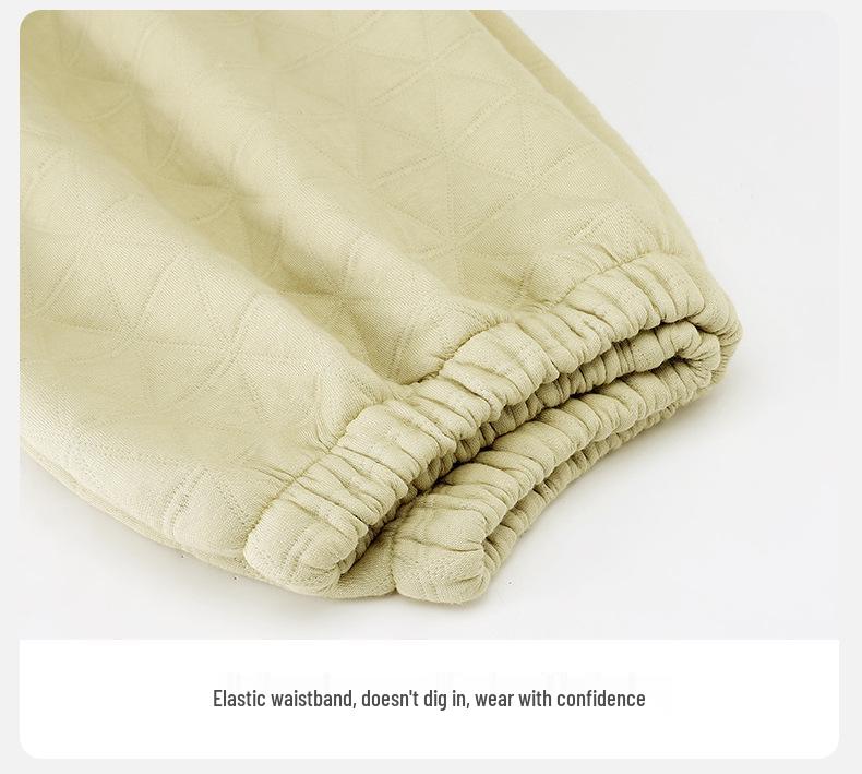 Women's Three-Layer Winter Warm Long Sleeve Zip-Up Homewear Set