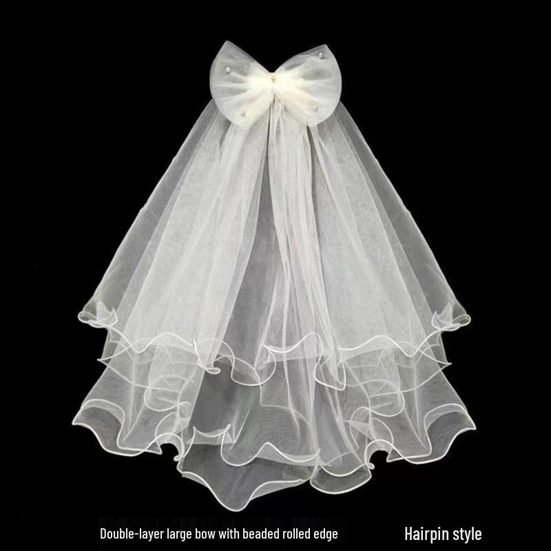 Glowing Veil Fairy Style Light-Up Photo Props for Kids' Travel Photography