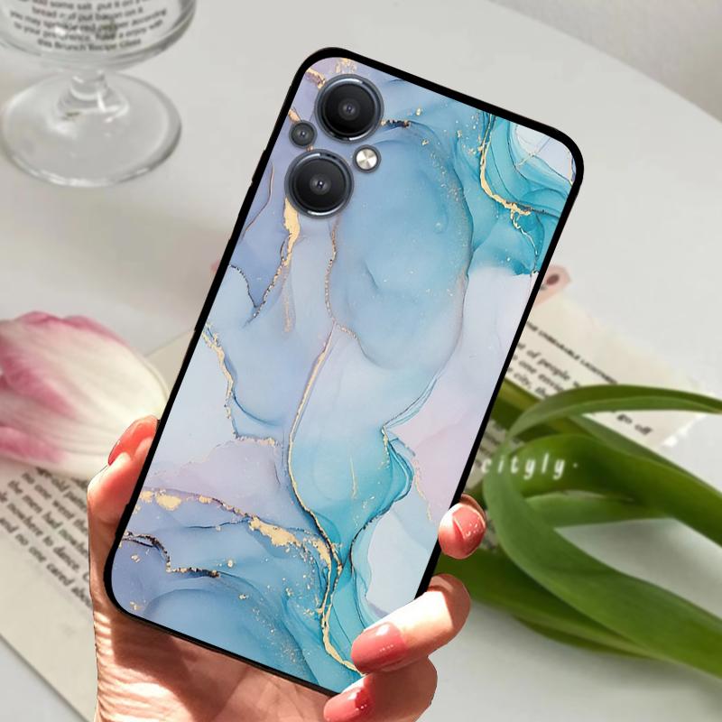 For Oppo F21 Pro 5G Case F21s Pro CPH2341 Silicone TPU Phone Cover For Oppo F 21 Pro 4G CPH2363 Fashion Shockproof Bumper Fundas