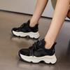 Daddy Shoes Girl 2025 Autumn New Sports and Casual Shoes Muffin Platform Versatile Small Inner Height Increasing Women's Shoes