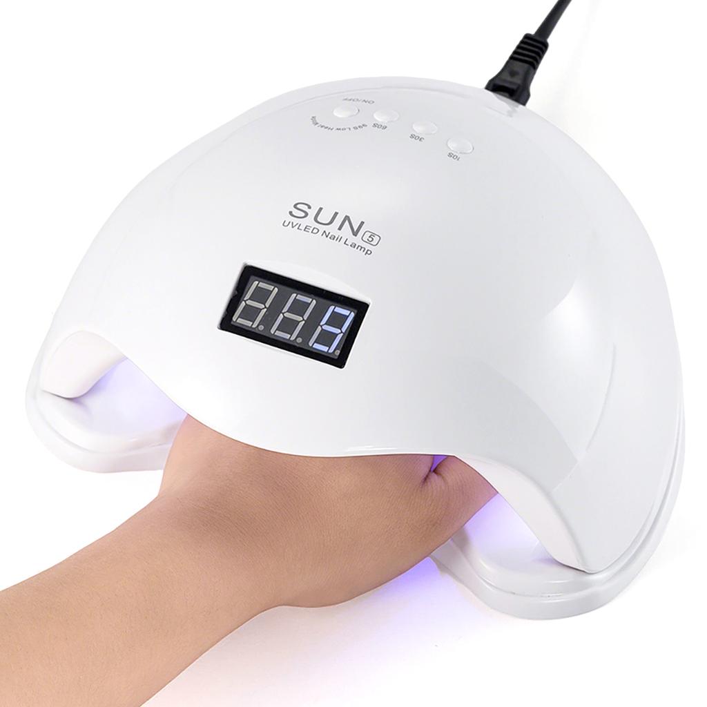 DianaBeauty UV LED Nail Lamp 24 LEDs Nail Dryer with 4 Timer Settings and Display Portable UV Lamp for Curing Gel Nail Polish