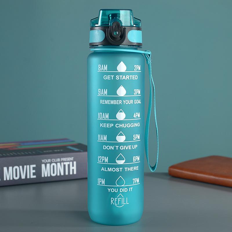 Gradient Color Ribbon Tea Infuser Space Cup with Pop-Up Lid - Large Capacity, Portable, Outdoor Fitness Sports Cup