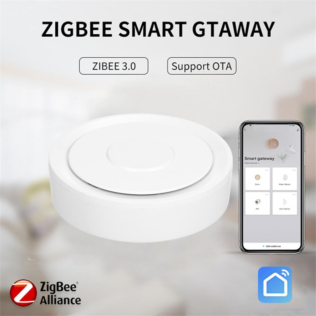 Smart Gateway ZigBee 3.0 Intelligent Home ZigBee Central Hub Smart Life APP Control Voice Control