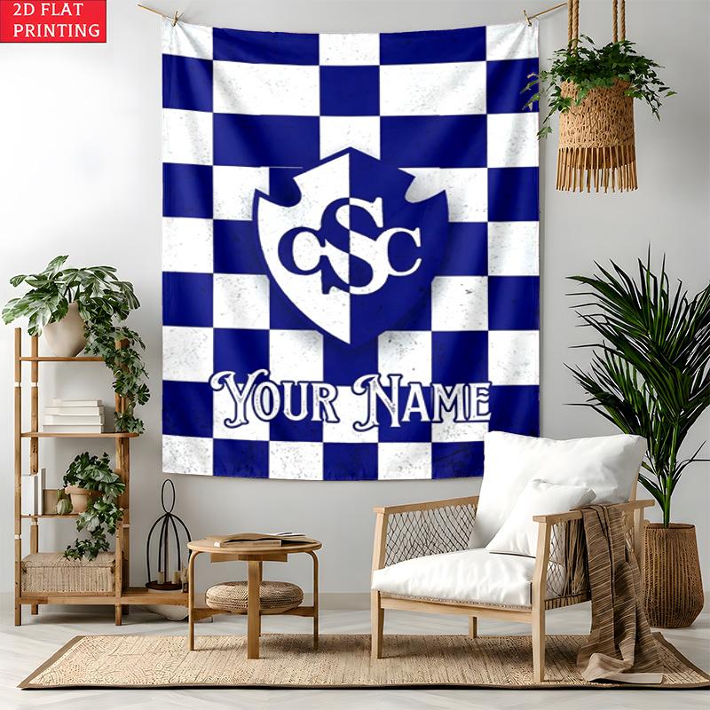 Cartagines Deportiva SA Custom Name Tapestry Personalized Wall Art Hanging Bohemian Home Decor for Bedroom Dorm Living Room