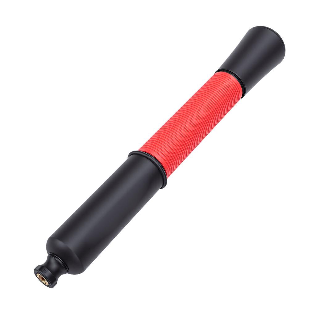 Ball Pump with Needle Storage Basketball Pump for Soccer Football Volleyball Push Pull Inflating System Red
