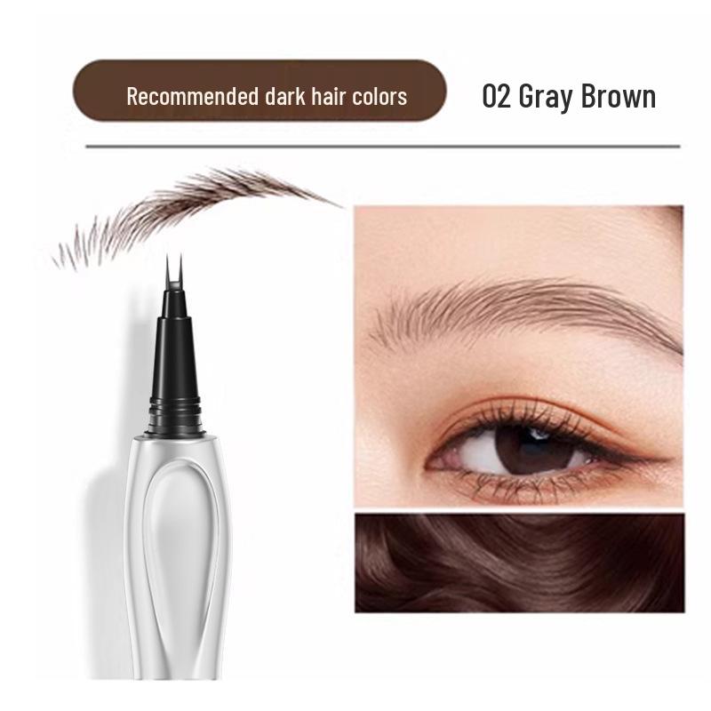 

Трехцветный водостойкий стойкий жидкий карандаш для бровей для четких, естественных бровей