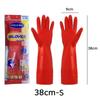 Extra Long Rubber Cleaning Gloves With Waterproof Non Slip Surface And Tear Resistant Material Perfect For Kitchen Dishwashing