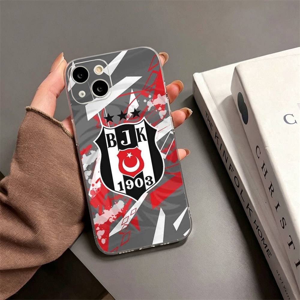 

1pc F-Fashion B-Besiktas BJK Phone Case For iPhone17,16,15,14,13,12,11 Plus,Pro Max Soft Transparent Cover iPhone11PROMAX