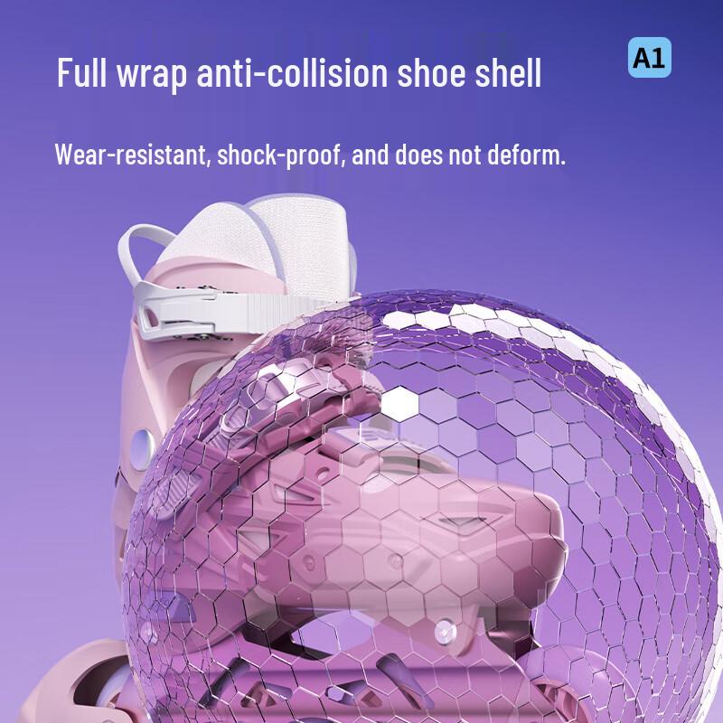 SWAY Kids Adjustable Inline Skates with Protective Gear Set