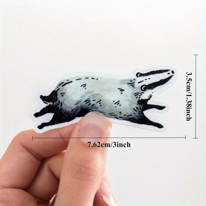Badger Animal Sticker - Waterproof Vinyl Sticker