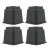 4Pcs Shock-Absorbing Bed Foot Pads Heavy Duty Table Lifters Stable Furniture Leg Risers  Chair Legs
